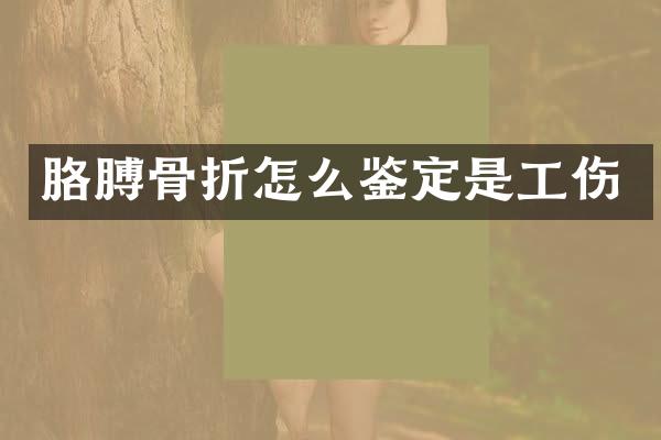 胳膊骨折怎么鉴定是工伤