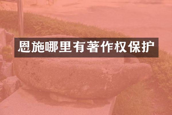 恩施哪里有著作权保护
