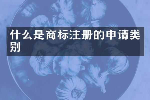 什么是商标注册的申请类别