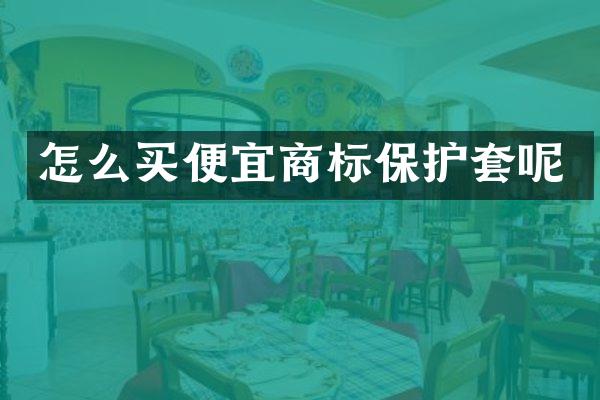 怎么买便宜商标保护套呢