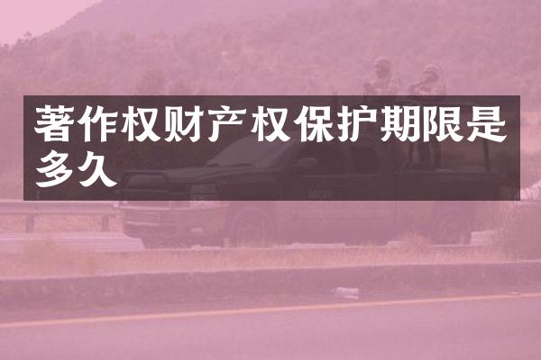 著作权财产权保护期限是多久