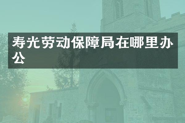 寿光劳动保障局在哪里办公