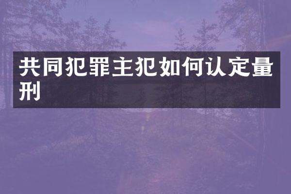 共同犯罪如何认定量刑