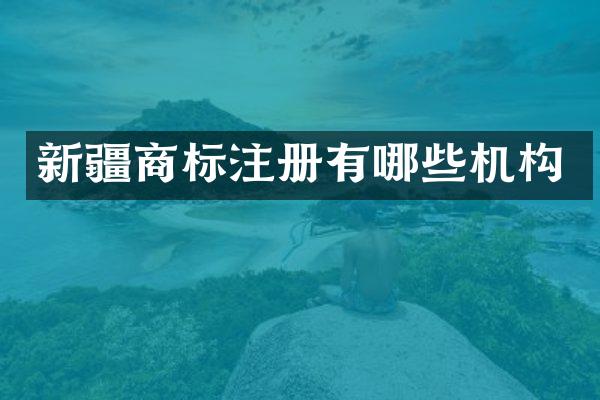 新疆商标注册有哪些机构