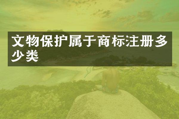 文物保护属于商标注册多少类