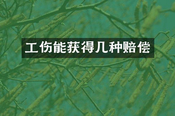 工伤能获得几种赔偿