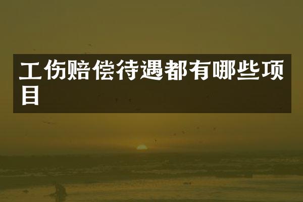 工伤赔偿待遇都有哪些项目