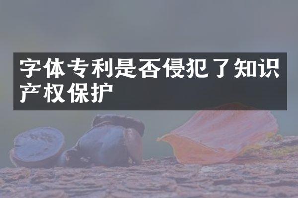 字体专利是否侵犯了知识产权保护