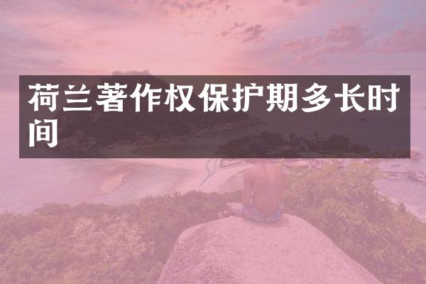 荷兰著作权保护期多长时间