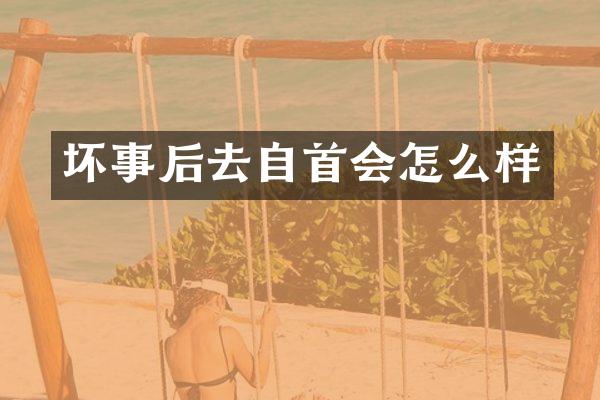 坏事后去自首会怎么样