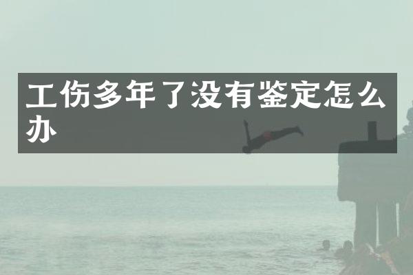 工伤多年了没有鉴定怎么办