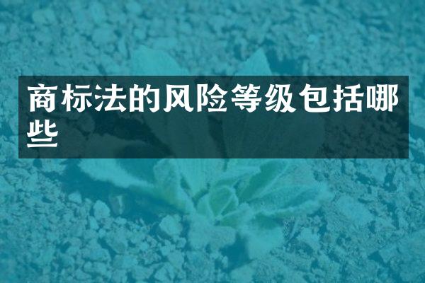 商标法的风险等级包括哪些