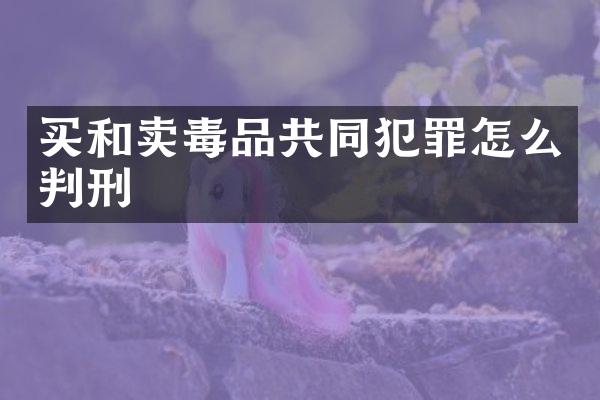 买和卖共同犯罪怎么判刑