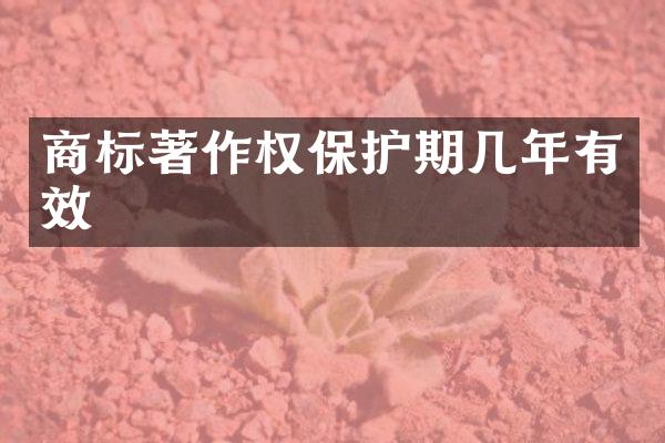 商标著作权保护期几年有效
