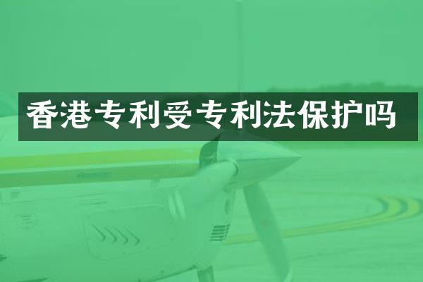 香港专利受专利法保护吗