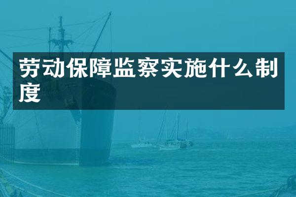 劳动保障监察实施什么制度