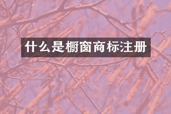 什么是橱窗商标注册