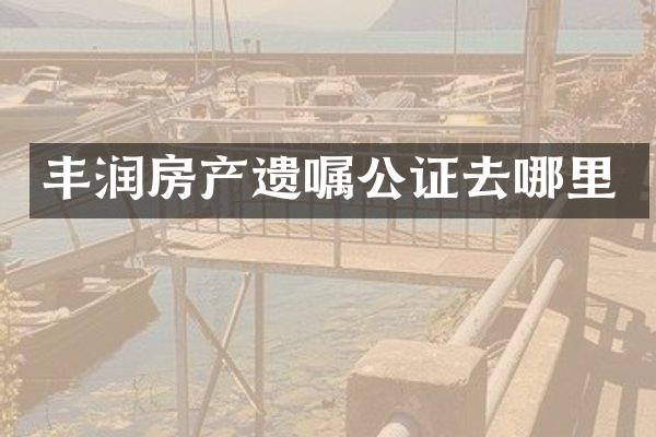 丰润房产遗嘱公证去哪里