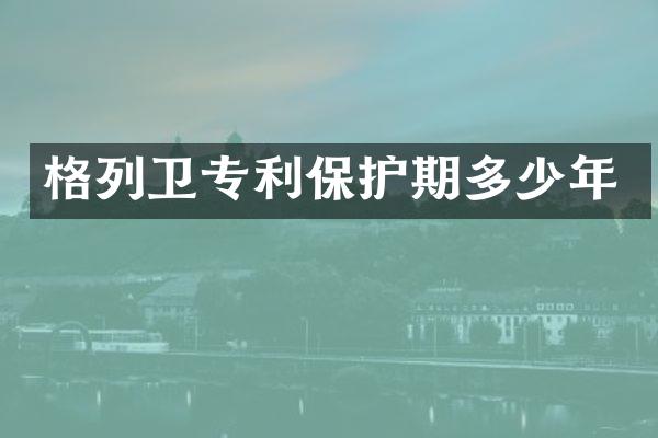 专利保护期多少年