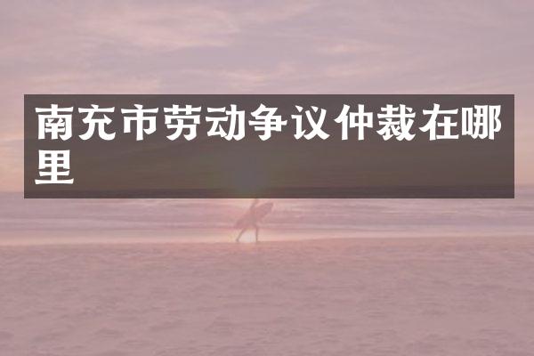 南充市劳动争议仲裁在哪里