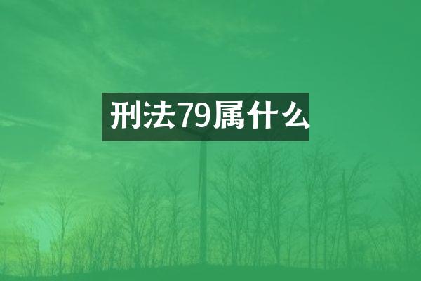 刑法79