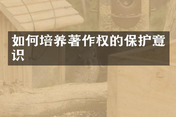如何培养著作权的保护意识