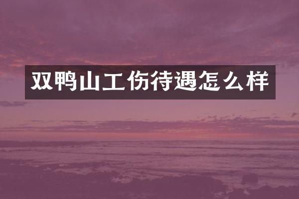 双鸭山工伤待遇怎么样