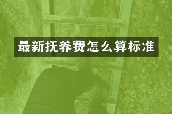 最新抚养费怎么算标准
