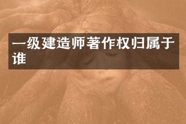 一级著作权归属于谁