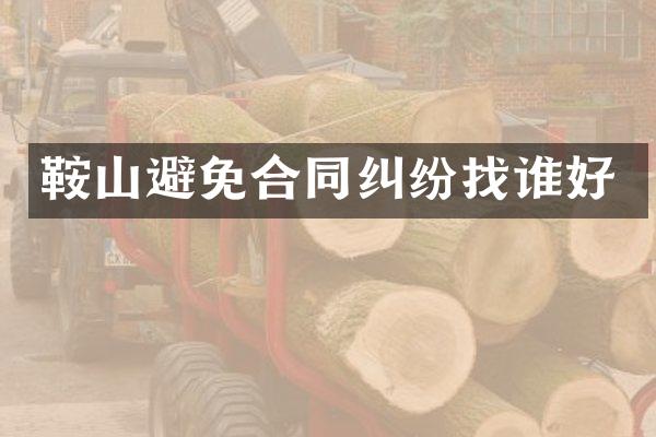 鞍山避免合同纠纷找谁好