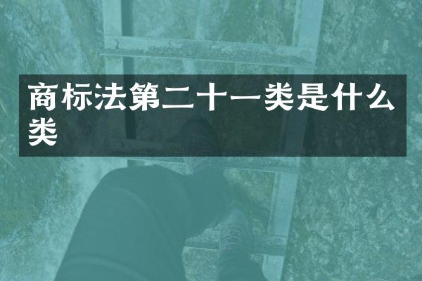 商标法第二十一类是什么类