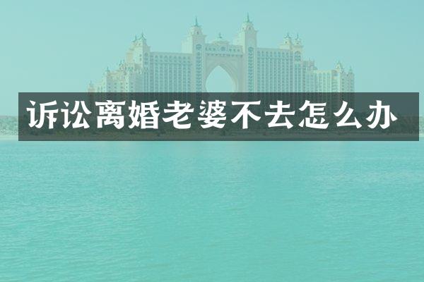 诉讼离婚老婆不去怎么办