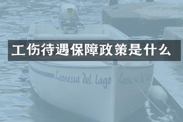工伤待遇保障政策是什么