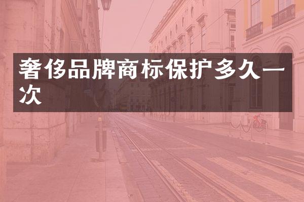 奢侈品牌商标保护多久一次