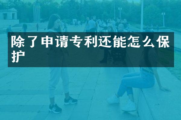 除了申请专利还能怎么保护