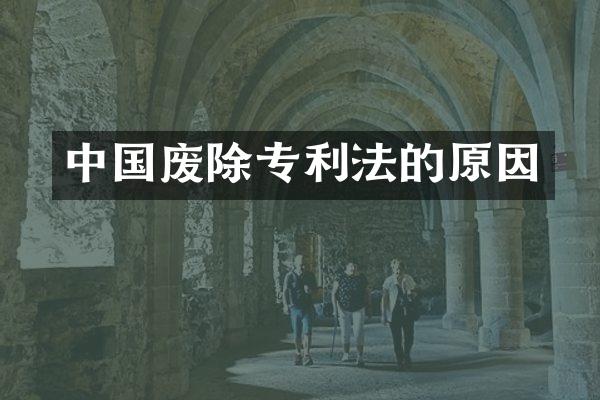 中国废除专利法的原因