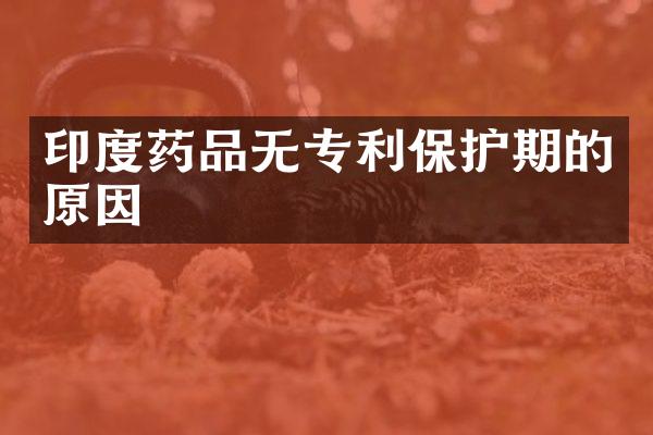 印度药品无专利保护期的原因