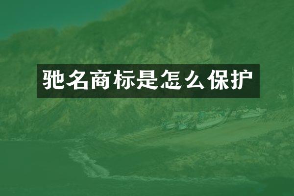 驰名商标是怎么保护