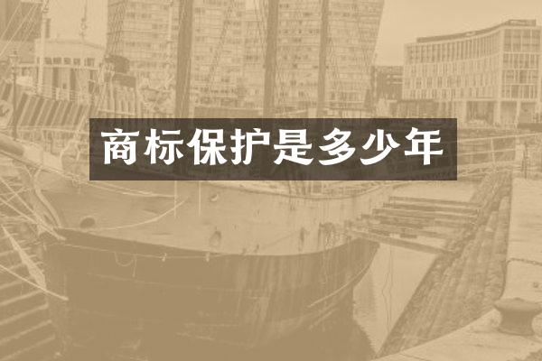 商标保护是多少年