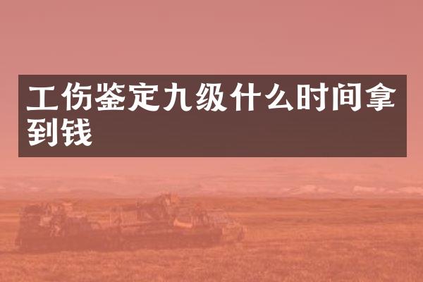 工伤鉴定九级什么时间拿到钱