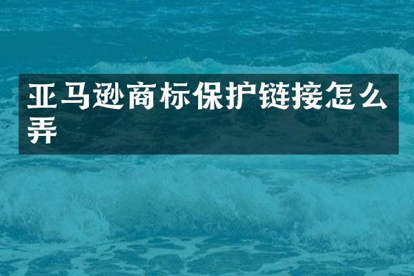 亚马逊商标保护链接怎么弄