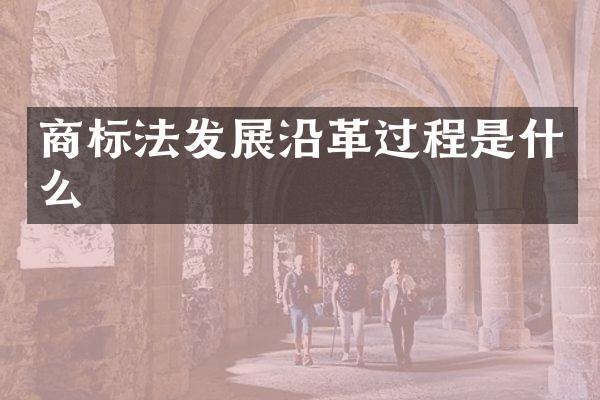 商标法发展沿革过程是什么