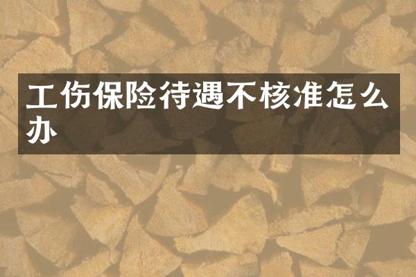 工伤保险待遇不核准怎么办