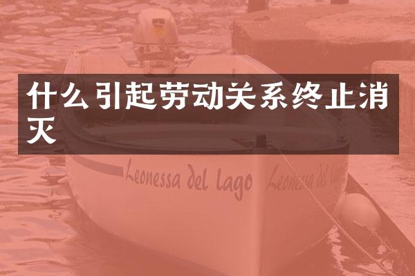 什么引起劳动关系终止消灭