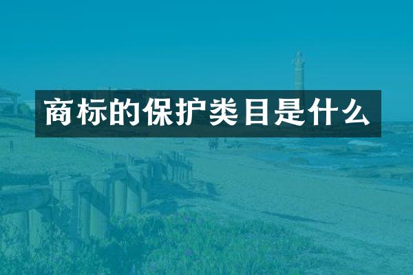 商标的保护类目是什么