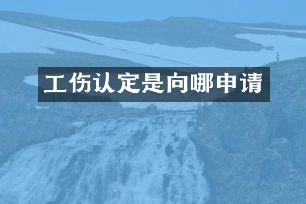 工伤认定是向哪申请